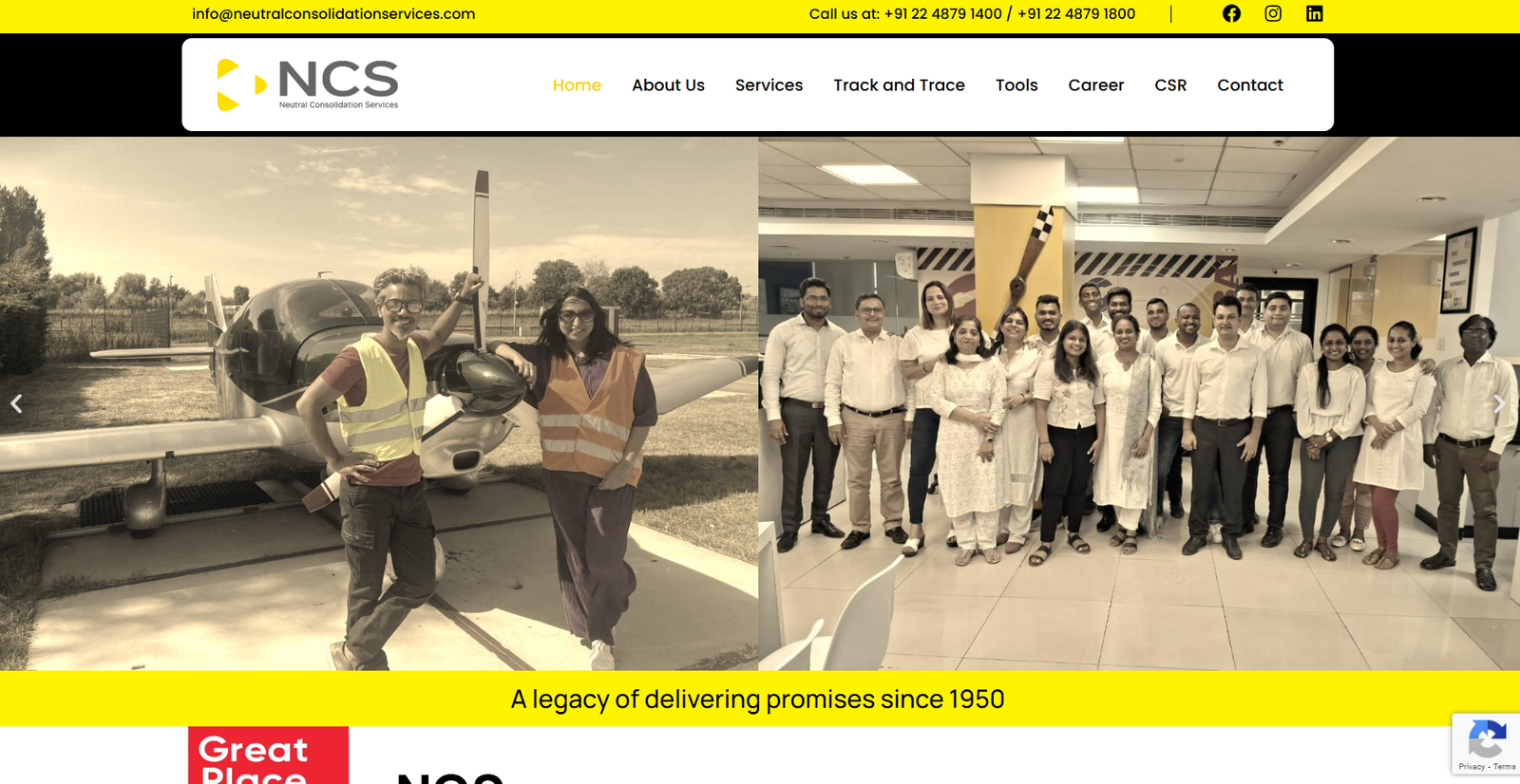 Neutral Consolidation Service – Portfolio Website