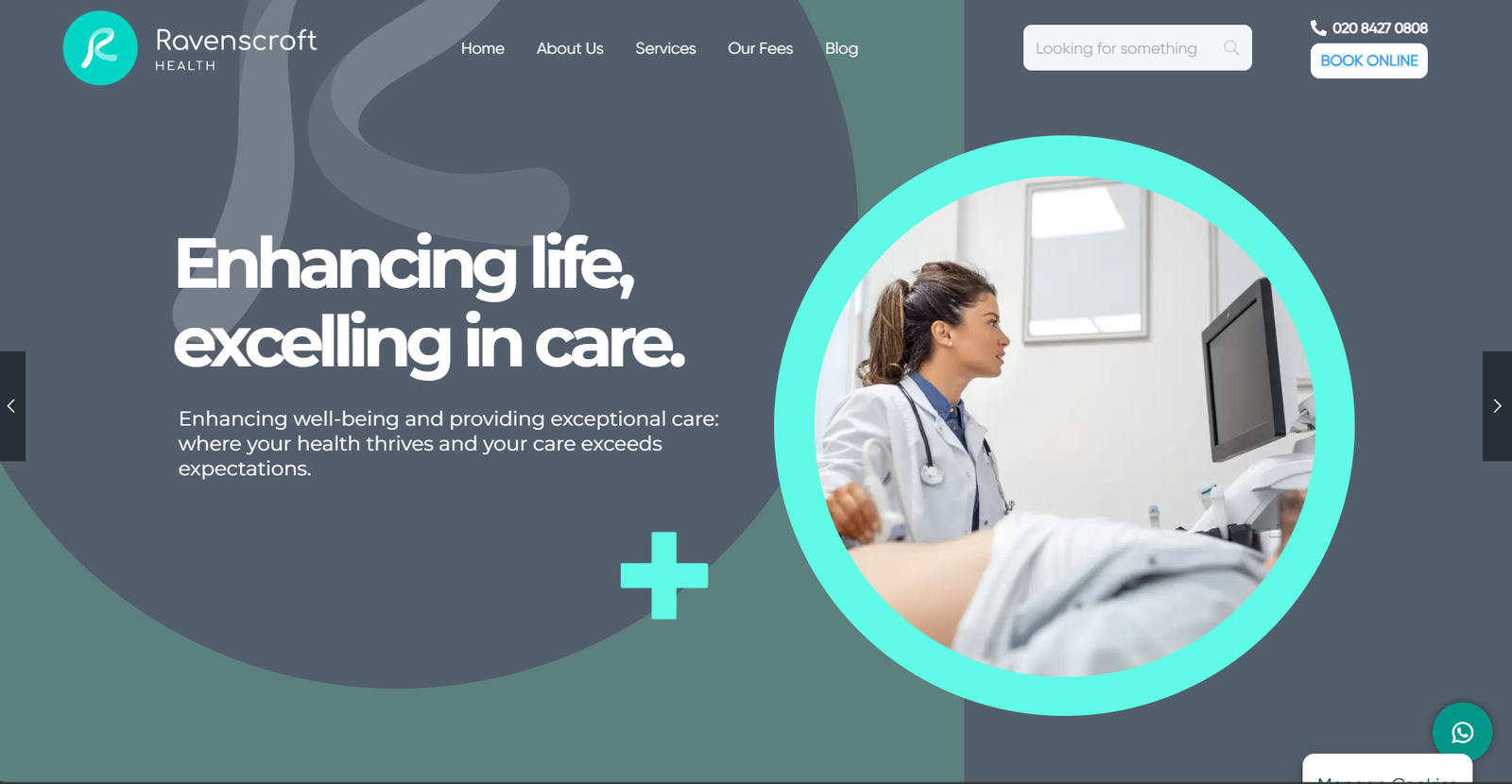Ravenscroft Health – Website Development & Maintenance